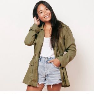 One Third Green Utility Jacket *NWT*